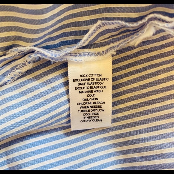 LOFT Off Shoulder Seersucker - Picture 3 of 4